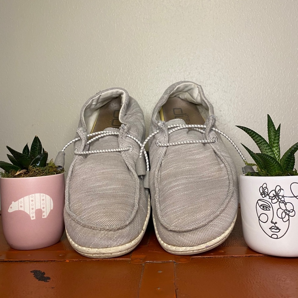 Gray Hey Dude Shoes